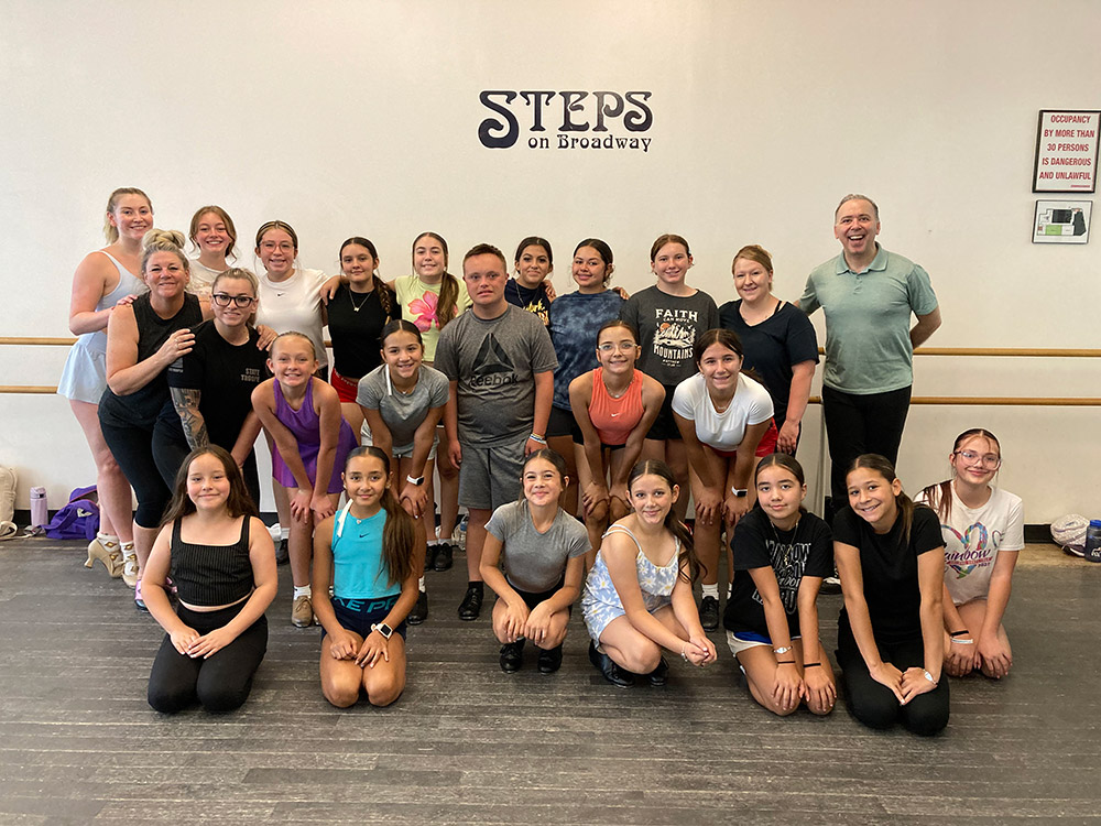 group dance class visit from Dance Connection with Andrew Black 7/25/25