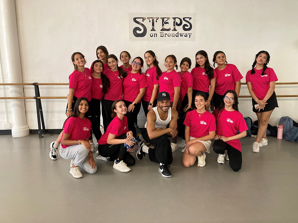 Group dance class visit from Meraki Dance Studio with Yancy Greene 7/4/25