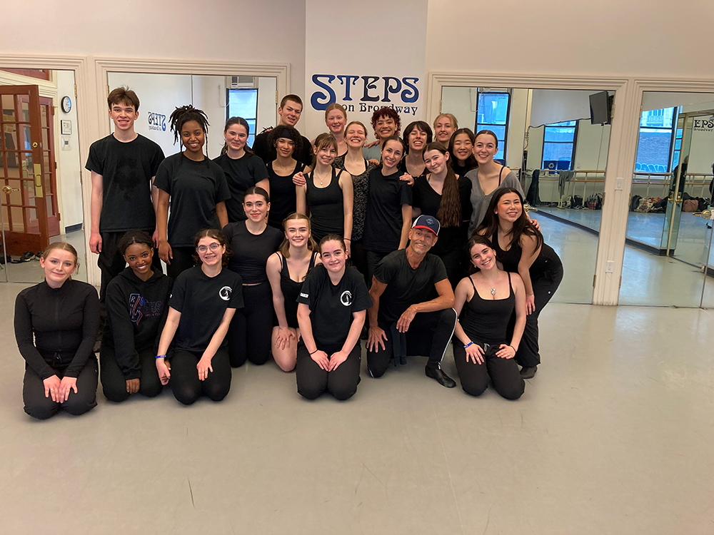 Group dance visit from Bright Spark Travel-Rosedale Heights High School with John Leggio 2/15/25